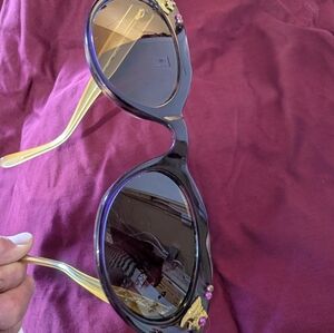 Purple Cat-Eye Sunglasses France Vintage